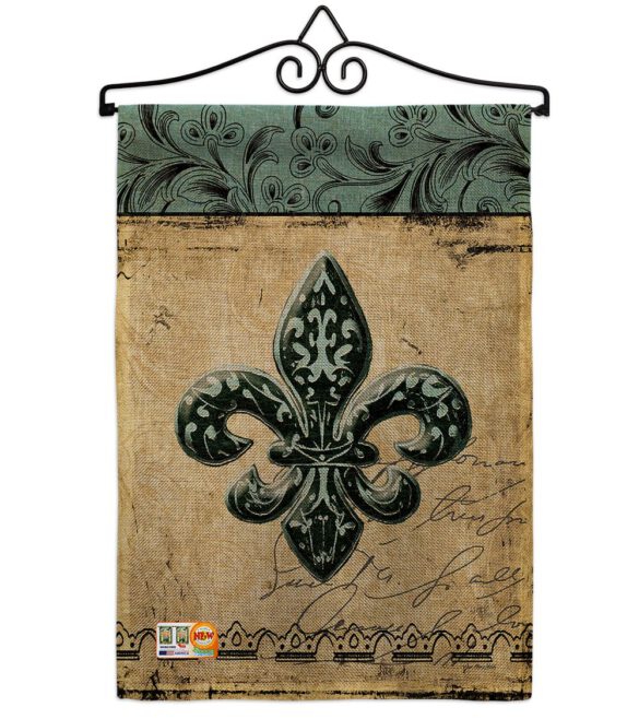 Flower De Luce - Fleur De Lys Interests Vertical Impressions Decorative Flags HG118003 Made In USA - Image 10