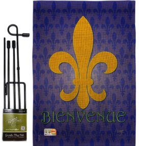 Garden Flag Fleur De Lys GS118009 B