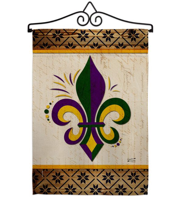 Fleur De Lys - Fleur De Lys Interests Vertical Impressions Decorative Flags HG137426 Made In USA - Image 7