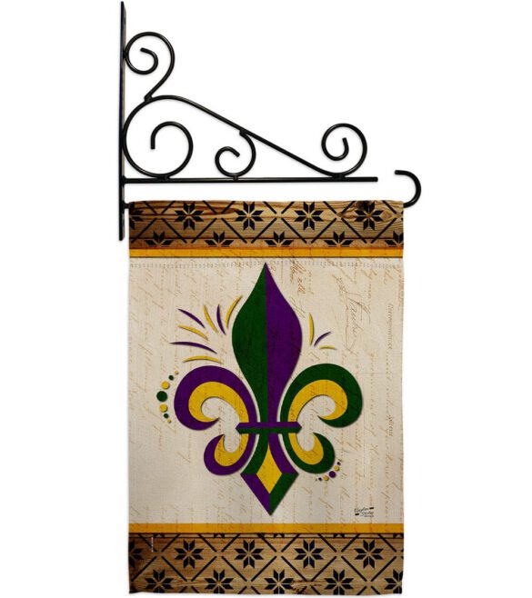 Fleur De Lys - Fleur De Lys Interests Vertical Impressions Decorative Flags HG137426 Made In USA - Image 8