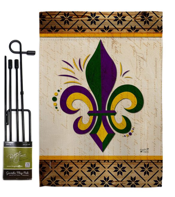 Fleur De Lys - Fleur De Lys Interests Vertical Impressions Decorative Flags HG137426 Made In USA - Image 4