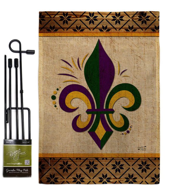 Fleur De Lys - Fleur De Lys Interests Vertical Impressions Decorative Flags HG137426 Made In USA - Image 14