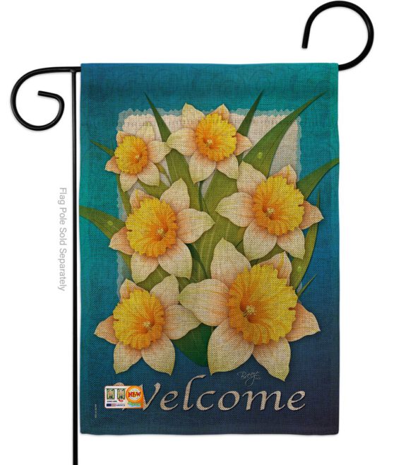 Daffodils - Floral Spring Vertical Impressions Decorative Flags HG104070 Made In USA - Image 8