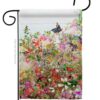 Flower Garden - Floral Spring Vertical Impressions Decorative Flags HG104131 Made In USA