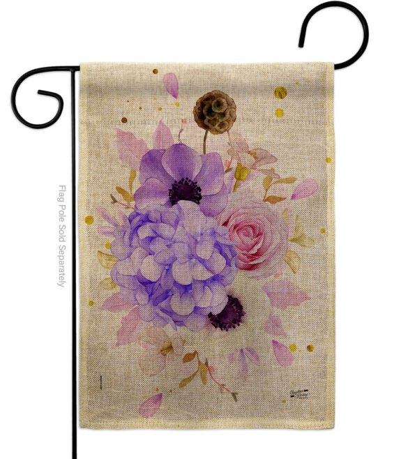 Flower Arrangment - Floral Spring Vertical Impressions Decorative Flags HG137605 Made In USA - Image 13