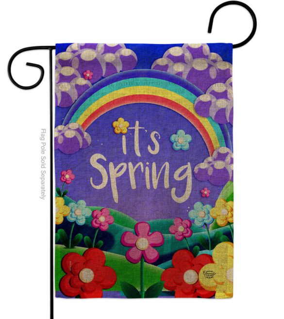 Colorful Spring - Floral Spring Vertical Impressions Decorative Flags HG192499 Made In USA - Image 11