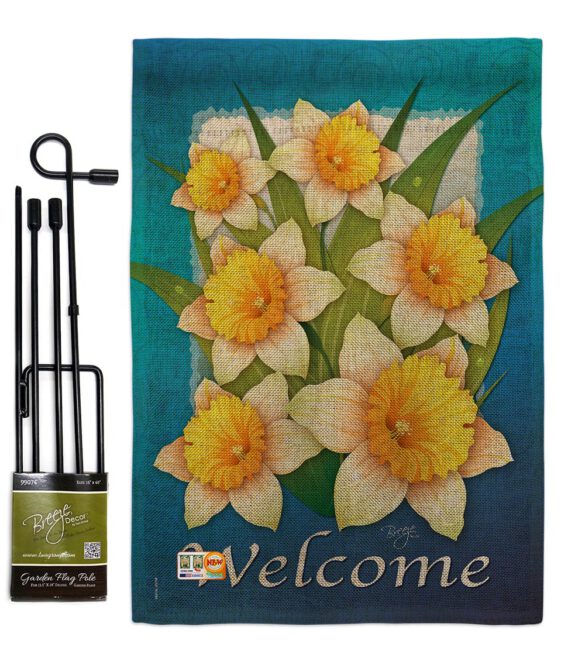 Daffodils - Floral Spring Vertical Impressions Decorative Flags HG104070 Made In USA - Image 9