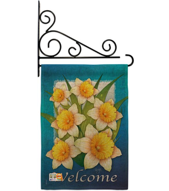 Daffodils - Floral Spring Vertical Impressions Decorative Flags HG104070 Made In USA - Image 12