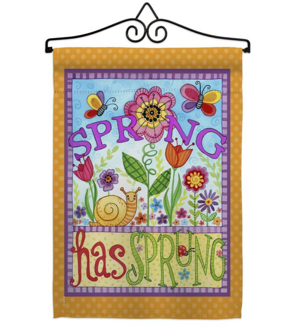 Bugs Spring - Floral Spring Vertical Impressions Decorative Flags HG104087 Made In USA - Image 7