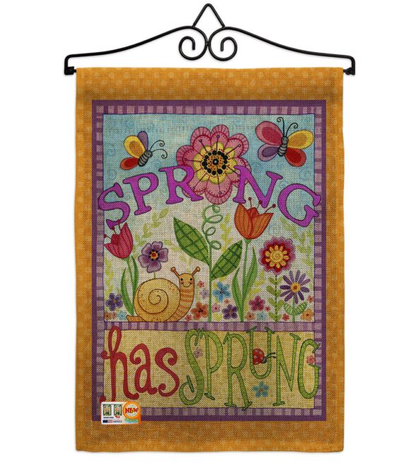Bugs Spring - Floral Spring Vertical Impressions Decorative Flags HG104087 Made In USA - Image 10