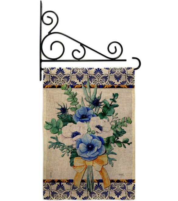 Baby Blue Bouquet - Floral Spring Vertical Impressions Decorative Flags HG104116 Made In USA - Image 19
