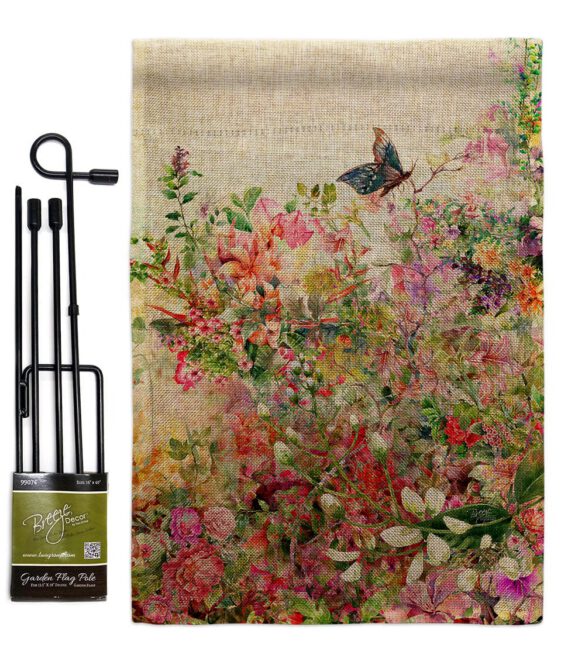 Flower Garden - Floral Spring Vertical Impressions Decorative Flags HG104131 Made In USA - Image 14