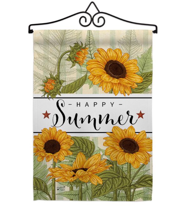 Happy Sunflowers - Floral Spring Vertical Impressions Decorative Flags HG137442 Made In USA - Image 7