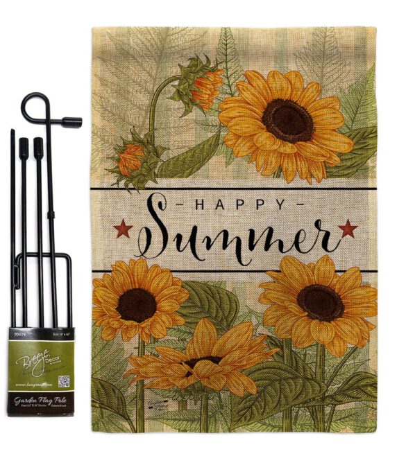 Happy Sunflowers - Floral Spring Vertical Impressions Decorative Flags HG137442 Made In USA - Image 14