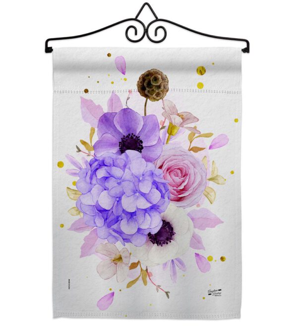 Flower Arrangment - Floral Spring Vertical Impressions Decorative Flags HG137605 Made In USA - Image 7