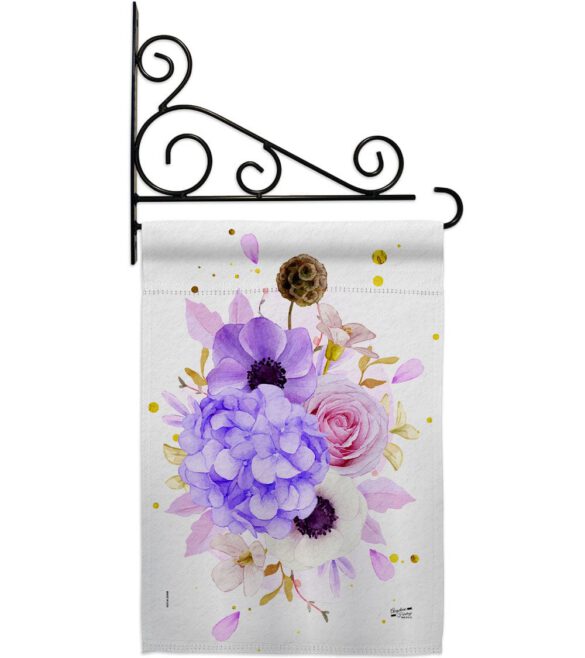 Flower Arrangment - Floral Spring Vertical Impressions Decorative Flags HG137605 Made In USA - Image 8