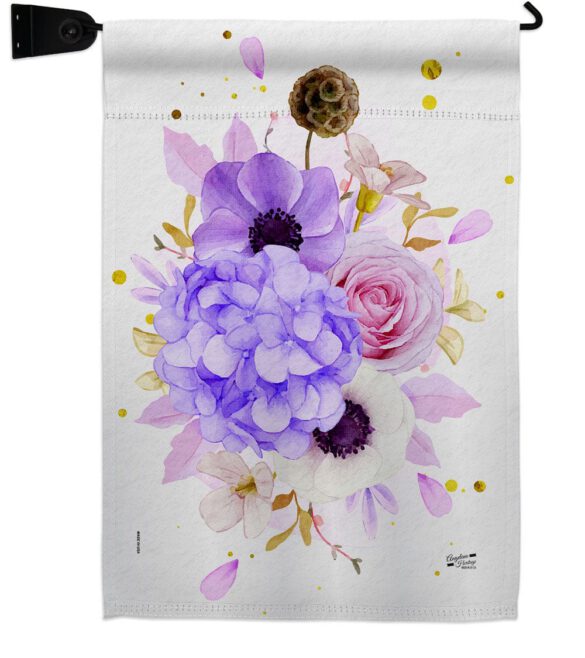 Flower Arrangment - Floral Spring Vertical Impressions Decorative Flags HG137605 Made In USA - Image 9