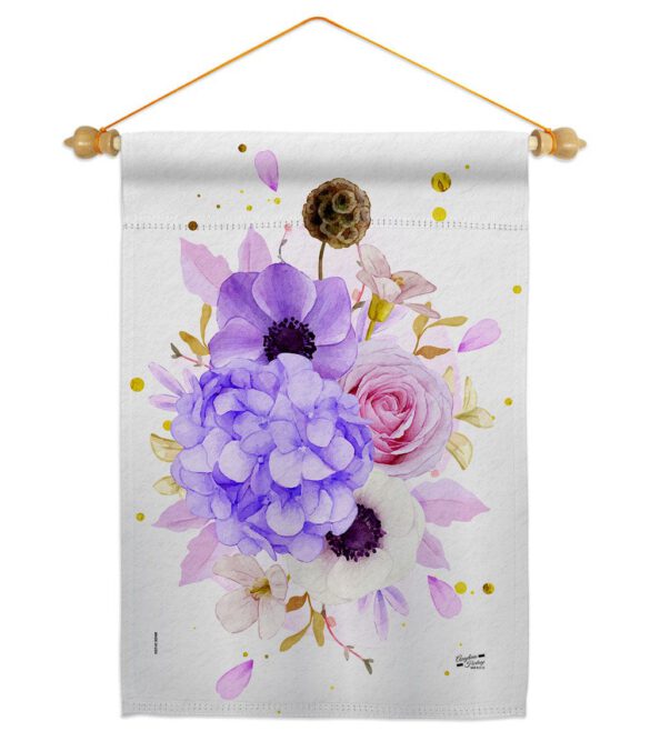 Flower Arrangment - Floral Spring Vertical Impressions Decorative Flags HG137605 Made In USA - Image 10