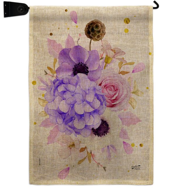 Flower Arrangment - Floral Spring Vertical Impressions Decorative Flags HG137605 Made In USA - Image 21