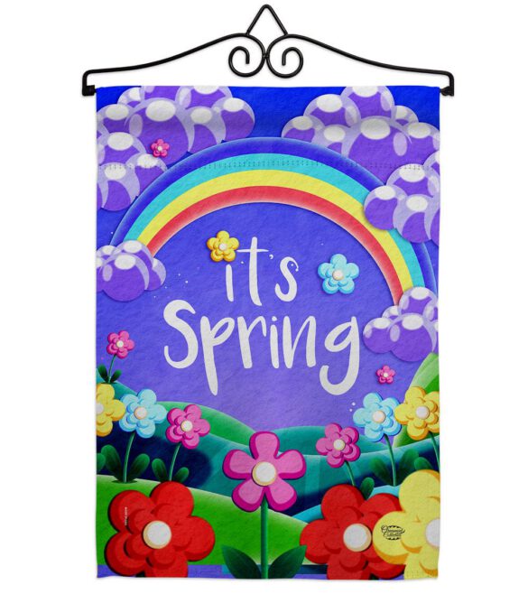 Colorful Spring - Floral Spring Vertical Impressions Decorative Flags HG192499 Made In USA - Image 7