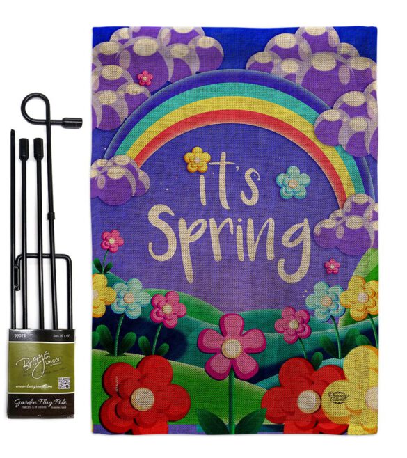 Colorful Spring - Floral Spring Vertical Impressions Decorative Flags HG192499 Made In USA - Image 14