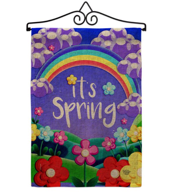 Colorful Spring - Floral Spring Vertical Impressions Decorative Flags HG192499 Made In USA - Image 17