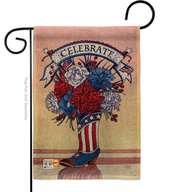 American Boots - Fourth of July Americana Vertical Impressions Decorative Flags HG111007 Made In USA - Image 15