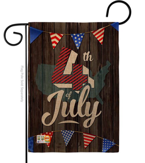 4th of July - Fourth of July Americana Vertical Impressions Decorative Flags HG111081 Made In USA - Image 15