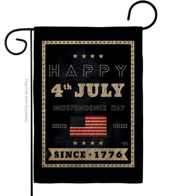 Happy 4th July - Fourth of July Americana Vertical Impressions Decorative Flags HG111095 Made In USA - Image 11