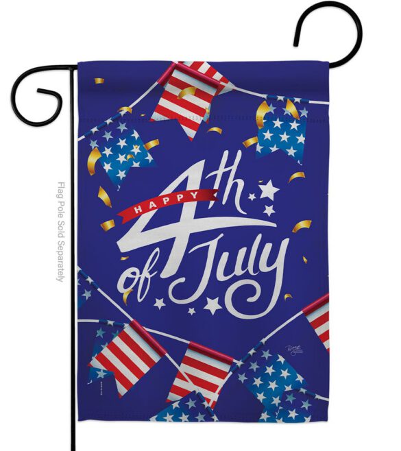 4th Of July Flags - Fourth of July Americana Vertical Impressions Decorative Flags HG111100 Made In USA - Image 2