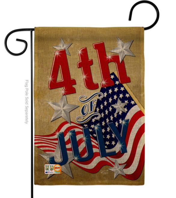 4th of July - Fourth of July Americana Vertical Impressions Decorative Flags HG137072 Made In USA - Image 15