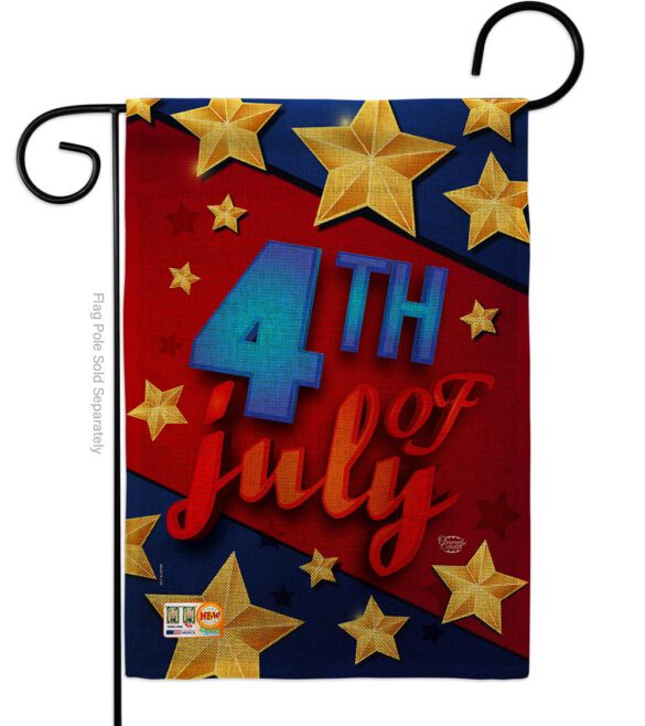 4th of July Stars - Fourth of July Americana Vertical Impressions Decorative Flags HG192164 Made In USA - Image 15