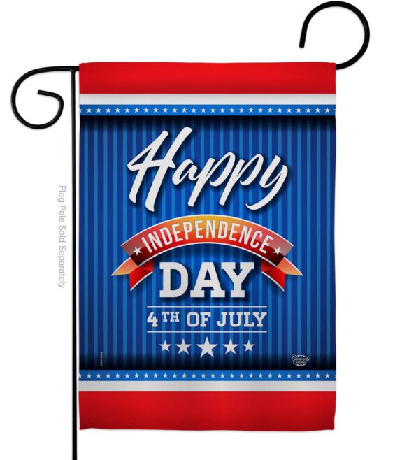 4th of July Day - Fourth of July Americana Vertical Impressions Decorative Flags HG192215 Made In USA - Image 2