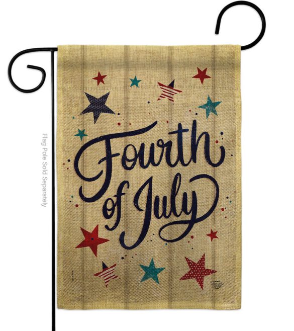 Fourth Of July Stars - Fourth of July Americana Vertical Impressions Decorative Flags HG192626 Made In USA - Image 11