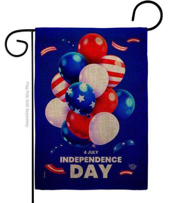 Ballons of Independence - Fourth of July Americana Vertical Impressions Decorative Flags HG192640 Made In USA - Image 12