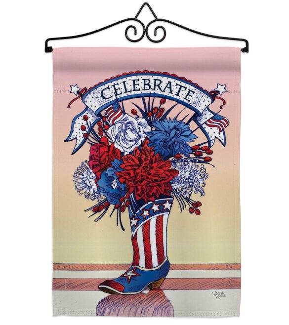 American Boots - Fourth of July Americana Vertical Impressions Decorative Flags HG111007 Made In USA - Image 8