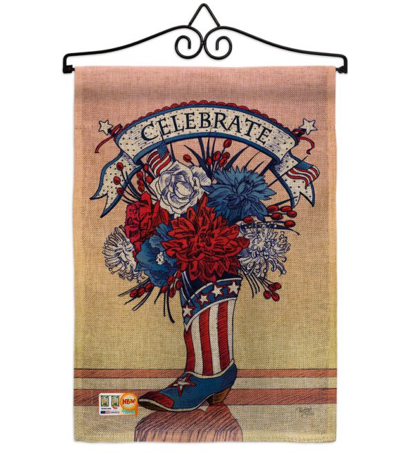 American Boots - Fourth of July Americana Vertical Impressions Decorative Flags HG111007 Made In USA - Image 10