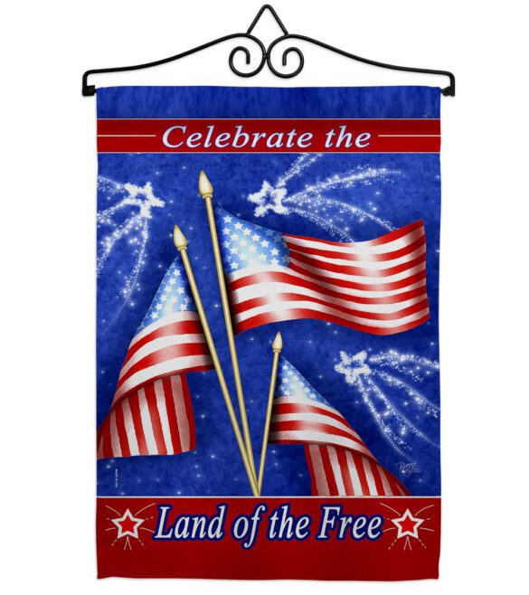 Celebrate Freedom - Fourth of July Americana Vertical Impressions Decorative Flags HG111057 Made In USA - Image 7