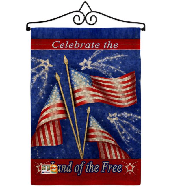 Celebrate Freedom - Fourth of July Americana Vertical Impressions Decorative Flags HG111057 Made In USA - Image 9