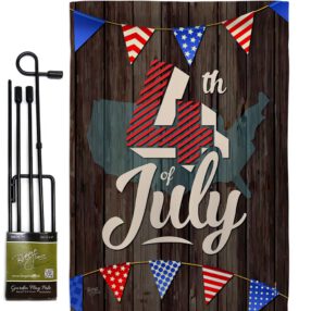 Garden Flag Fourth of July GS111081