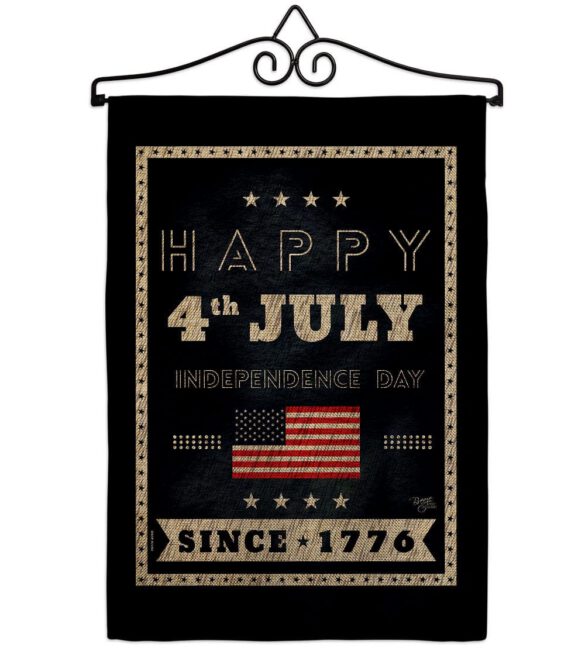Happy 4th July - Fourth of July Americana Vertical Impressions Decorative Flags HG111095 Made In USA - Image 17