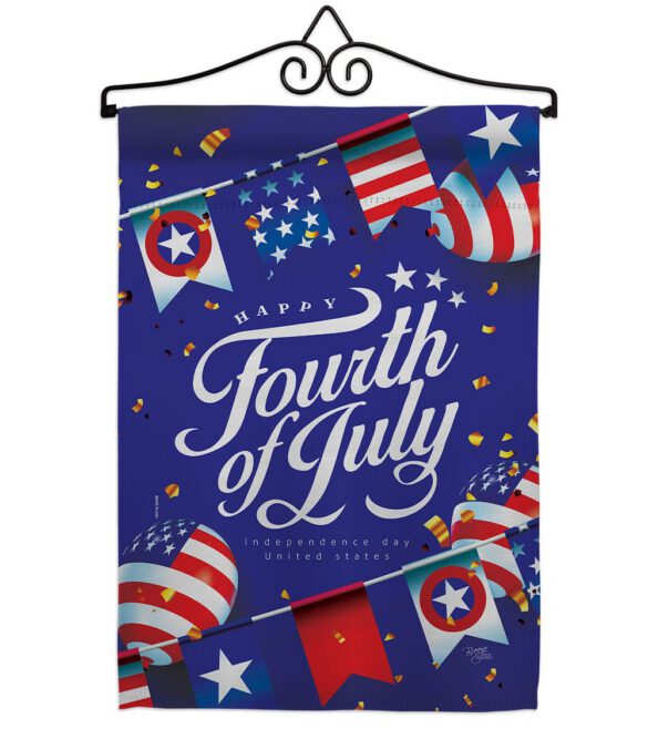 Celebrate Independence Day - Fourth of July Americana Vertical Impressions Decorative Flags HG111098 Made In USA - Image 7