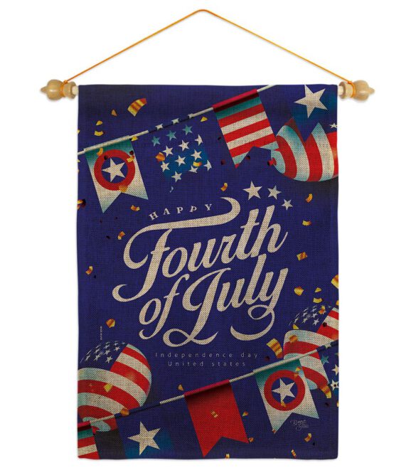 Celebrate Independence Day - Fourth of July Americana Vertical Impressions Decorative Flags HG111098 Made In USA - Image 23