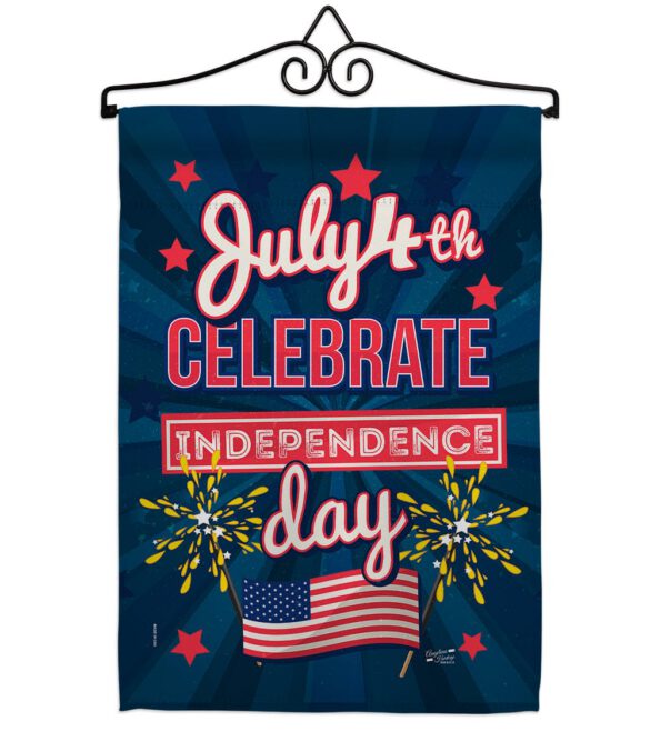 Celebrate Independence Day - Fourth of July Americana Vertical Impressions Decorative Flags HG137238 Made In USA - Image 7