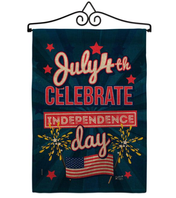 Celebrate Independence Day - Fourth of July Americana Vertical Impressions Decorative Flags HG137238 Made In USA - Image 12