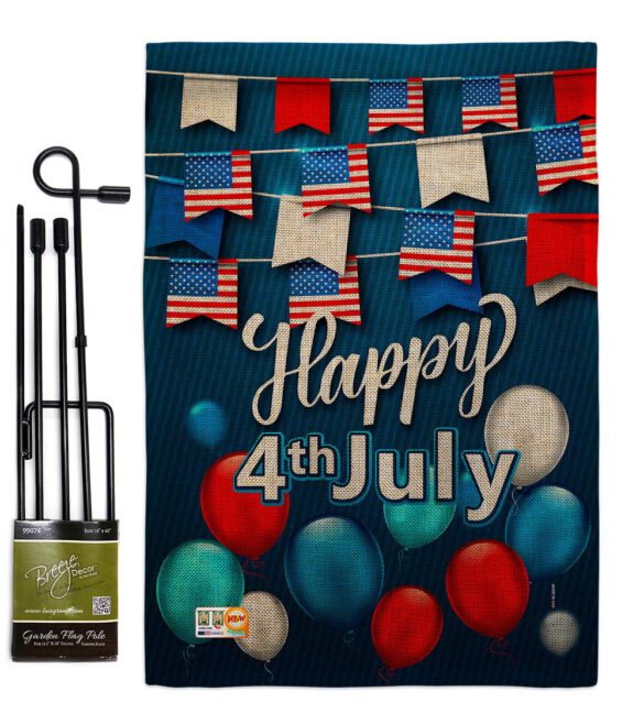 Celebrate July 4th - Fourth of July Americana Vertical Impressions Decorative Flags HG170047 Made In USA - Image 11