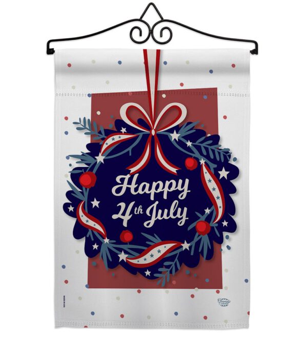 Happy 4th of July - Fourth of July Americana Vertical Impressions Decorative Flags HG192055 Made In USA - Image 8