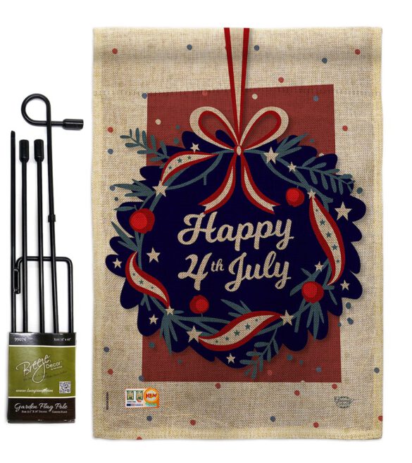 Happy 4th of July - Fourth of July Americana Vertical Impressions Decorative Flags HG192055 Made In USA - Image 9