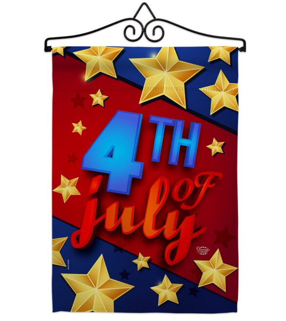 4th of July Stars - Fourth of July Americana Vertical Impressions Decorative Flags HG192164 Made In USA - Image 8