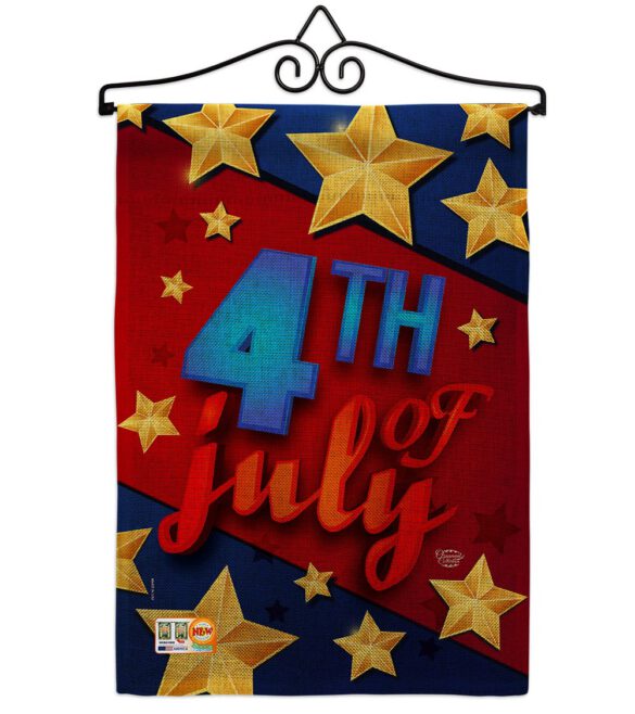 4th of July Stars - Fourth of July Americana Vertical Impressions Decorative Flags HG192164 Made In USA - Image 10